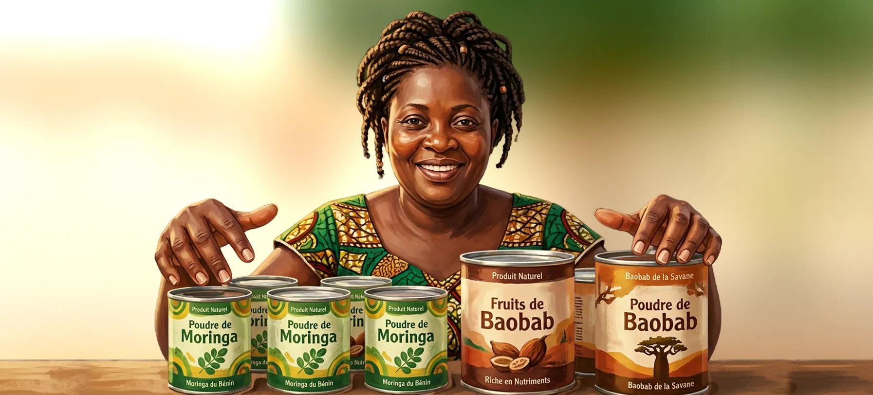 Moringa, baobab, and fonio powder — Africa's original superfoods