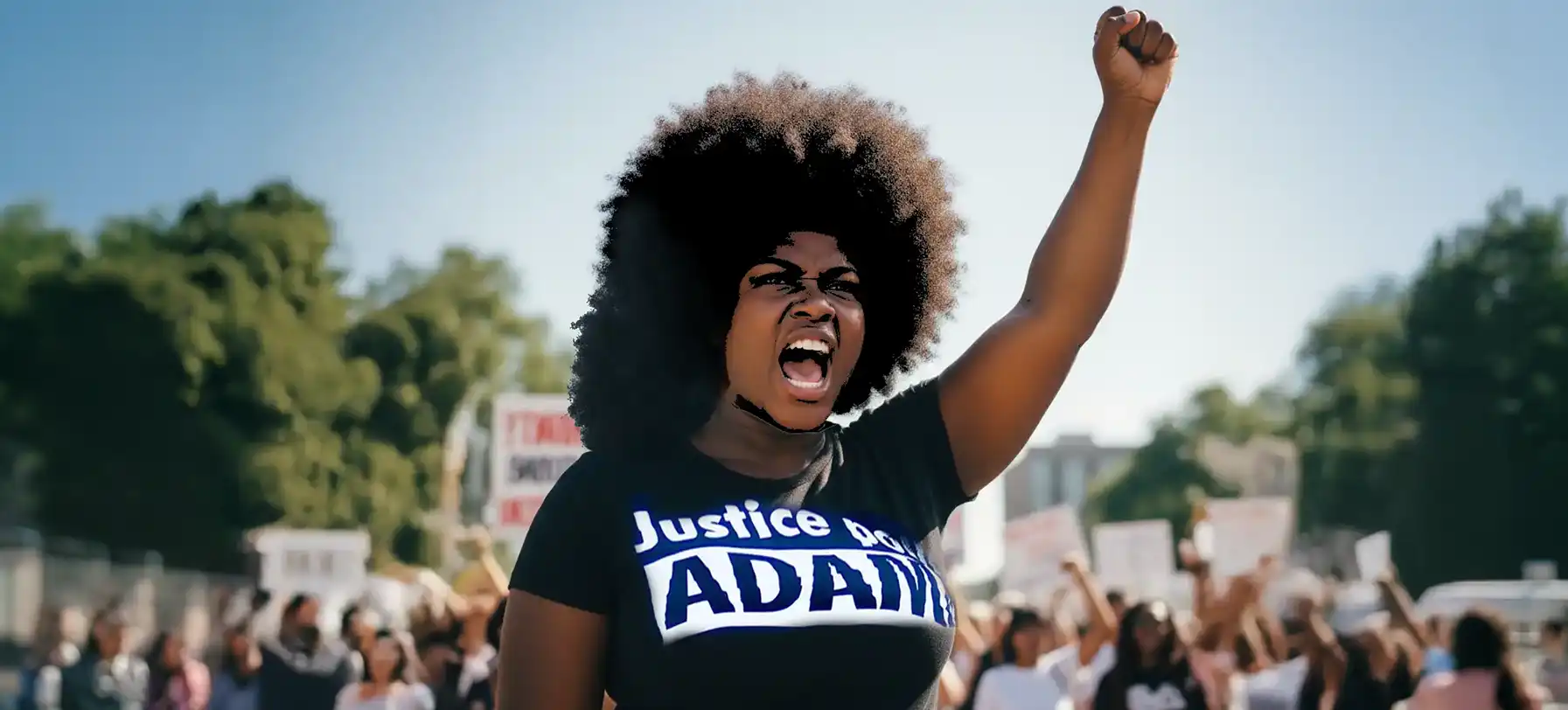 Paris, 2020 — Justice for Adama committee rally, Place de la République