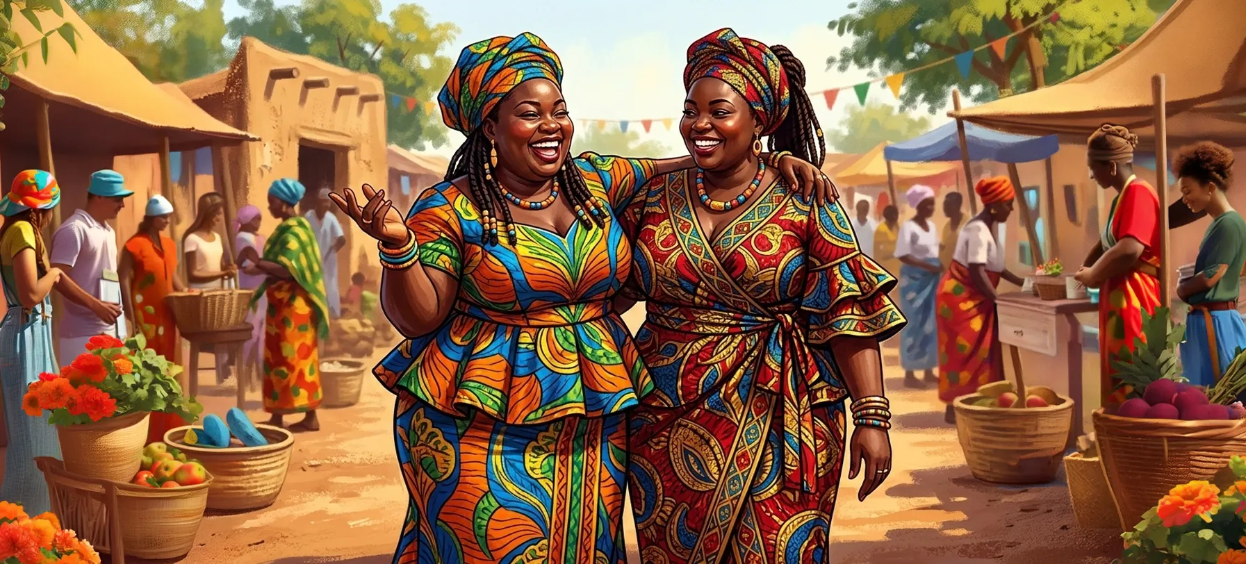 Grand Marché, Lomé, Togo — The historic heart of the Nana Benz empire